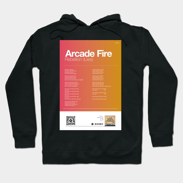 ARCADE FIRE - Rebellion Lies Hoodie by reyboot